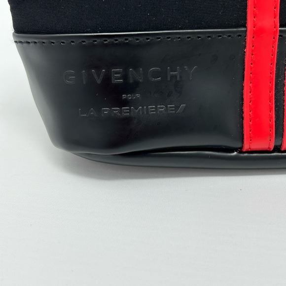 Givenchy Air France's La Première bag cosmetic pouch amenity black red Rare - Picture 3 of 15